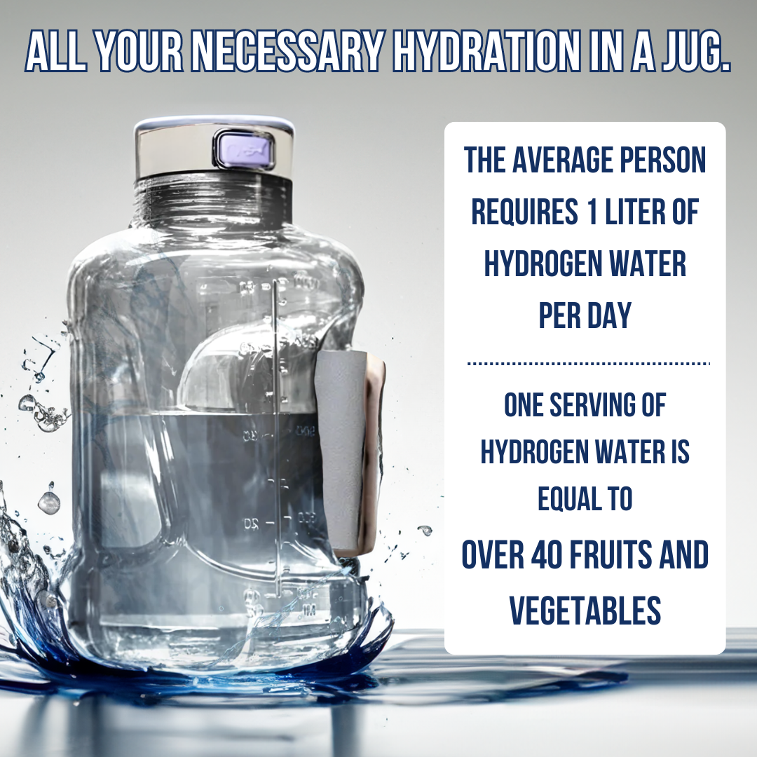 Hydro Jug: Hydrogen Water Bottle XL